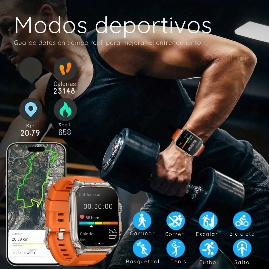 Reloj inteligente smartwatch multifunción