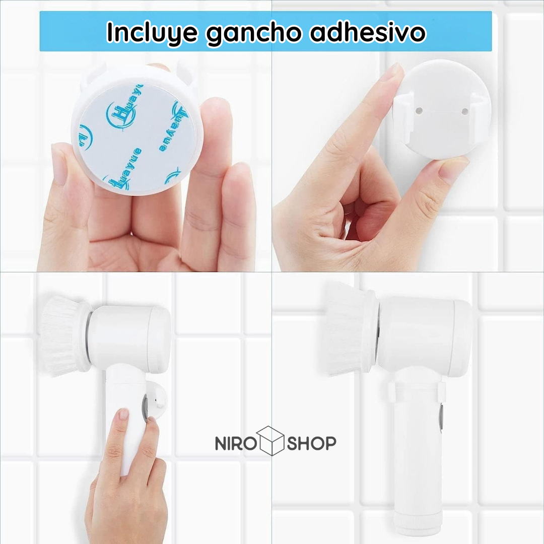 Cepillo limpiador eléctrico multifuncional