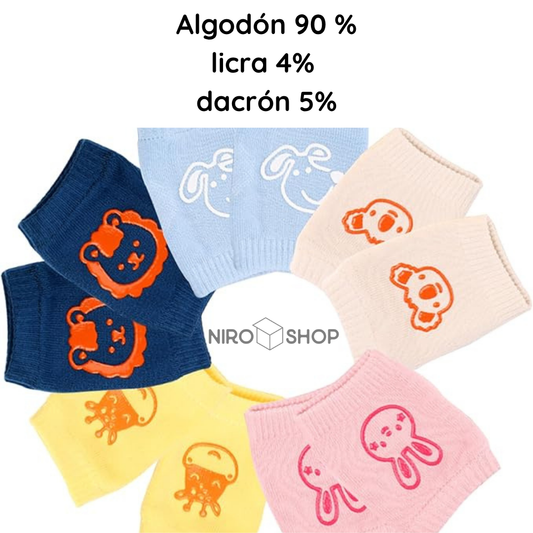 Rodilleras de algodón para bebé | Varios diseños