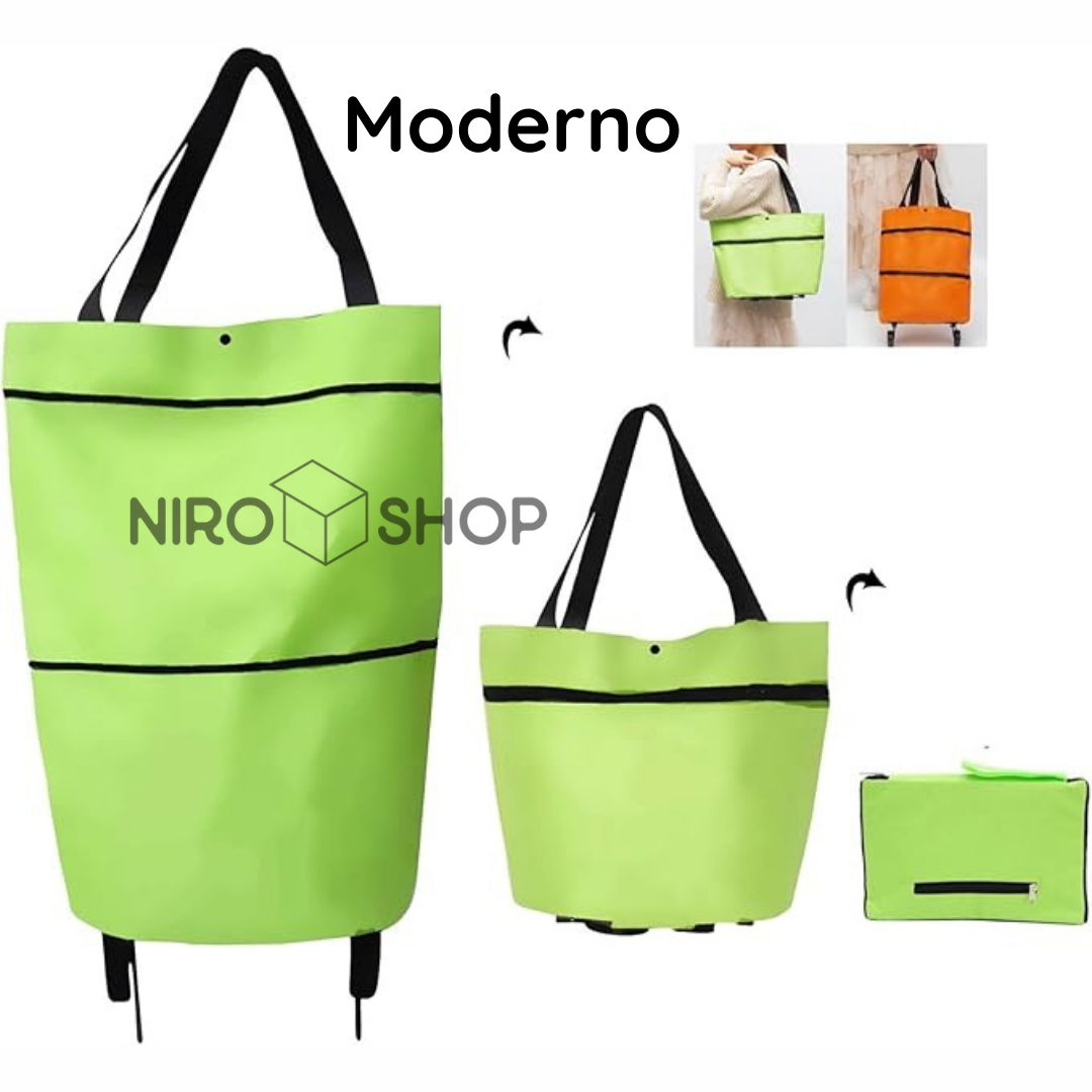Bolsa plegable con ruedas (Varios colores)