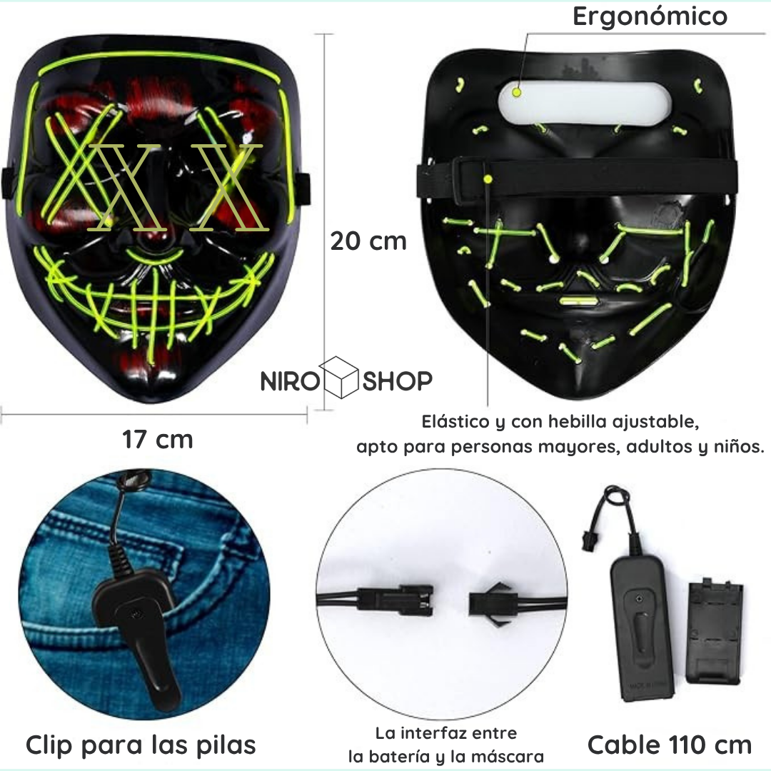 Máscara LED - La purga edition