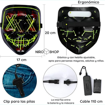 Máscara LED - La purga edition