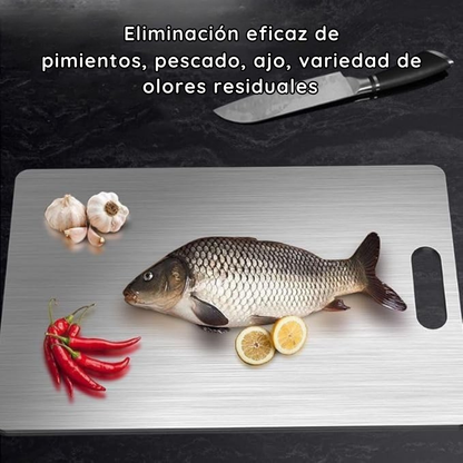 Tabla cortar acero inoxidable