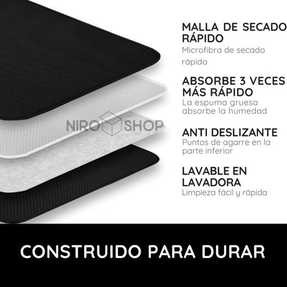 Tapete ultra absorbente multiusos
