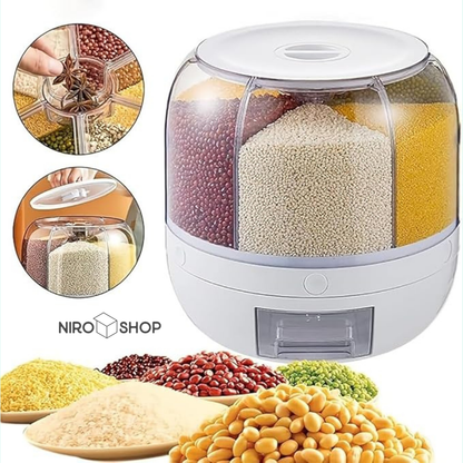 Organizador y dispensador de alimentos