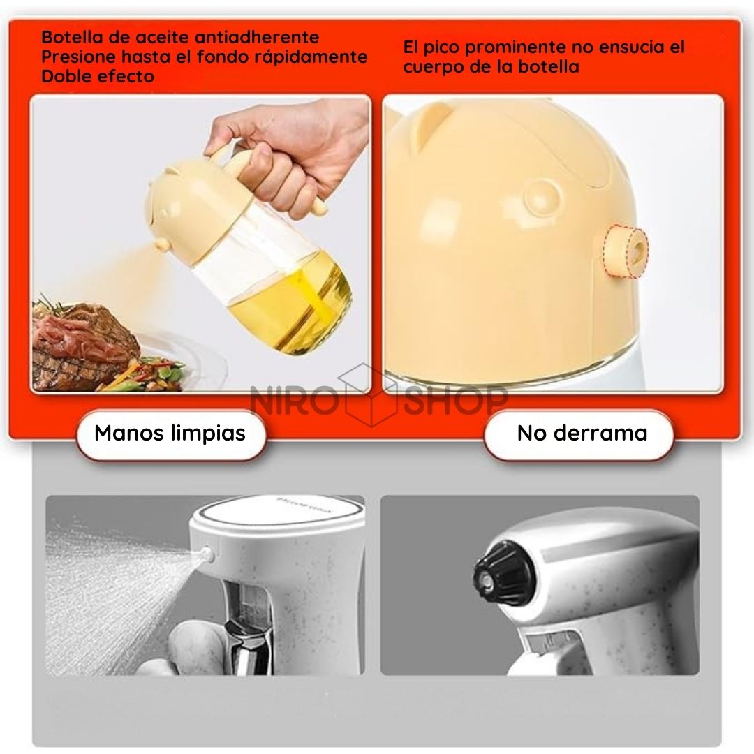 Dispensador aceite 2 en 1