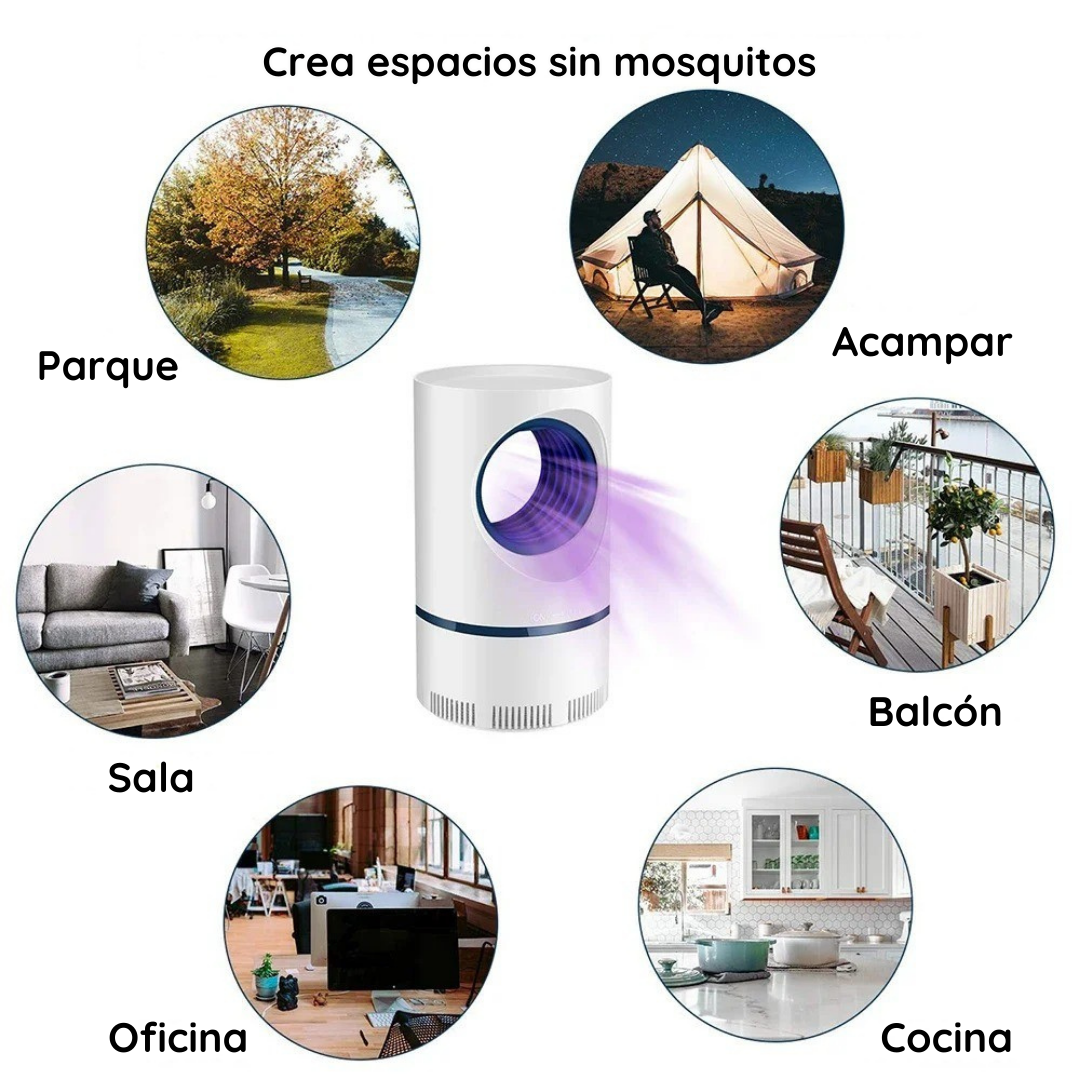 Lámpara mata mosquitos