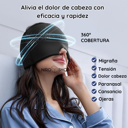 Gorro de gel antimigraña | Terapia en frío o calor
