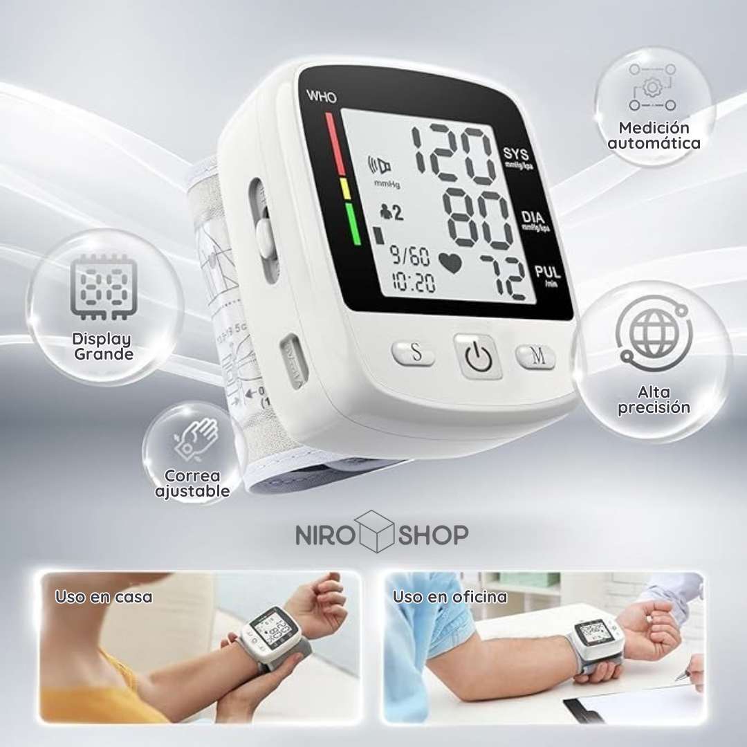 Tensiómetro digital de brazo con voz en español