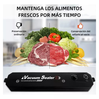 Selladora al vacío + bolsas herméticas