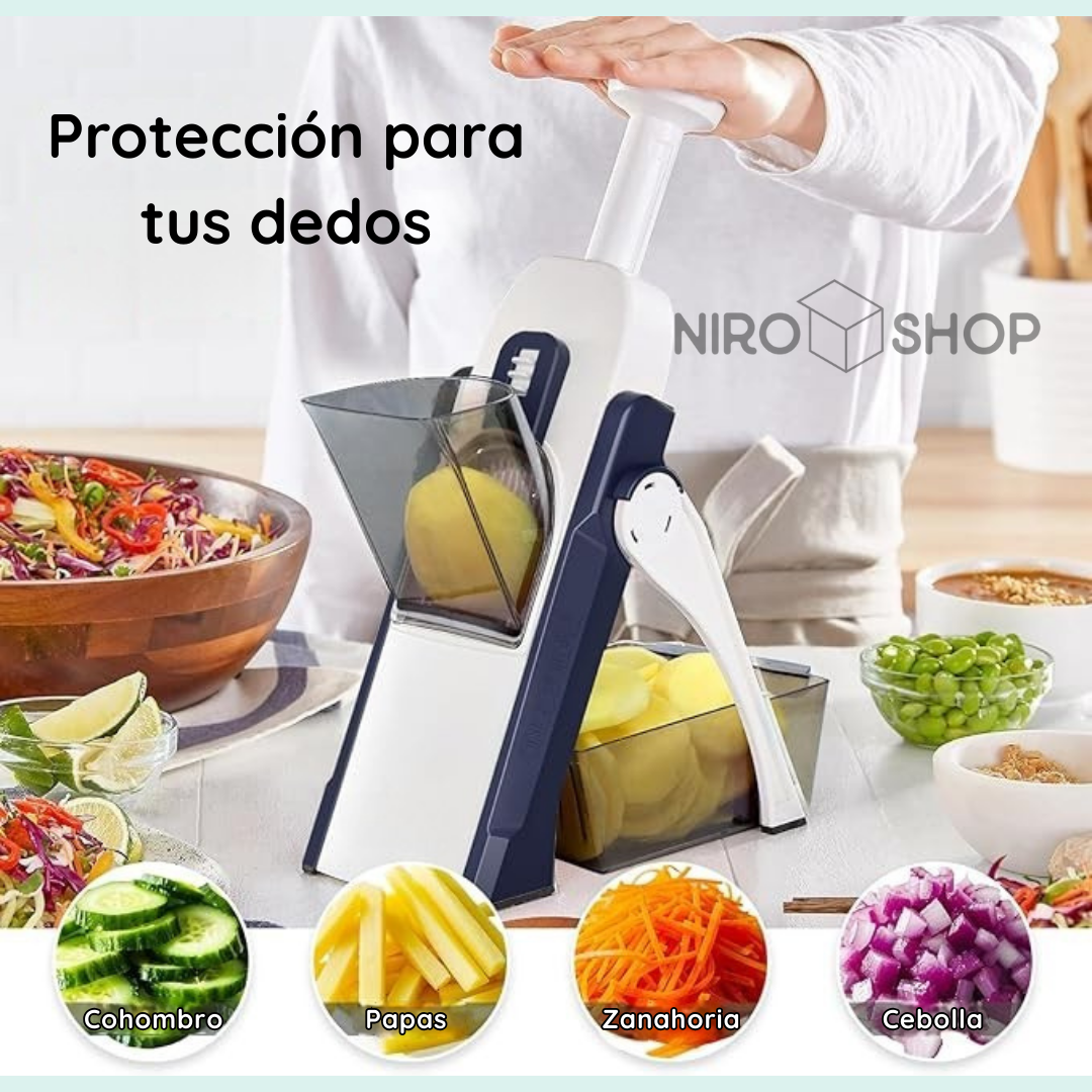 Picador multifuncional 6 cortes diferentes