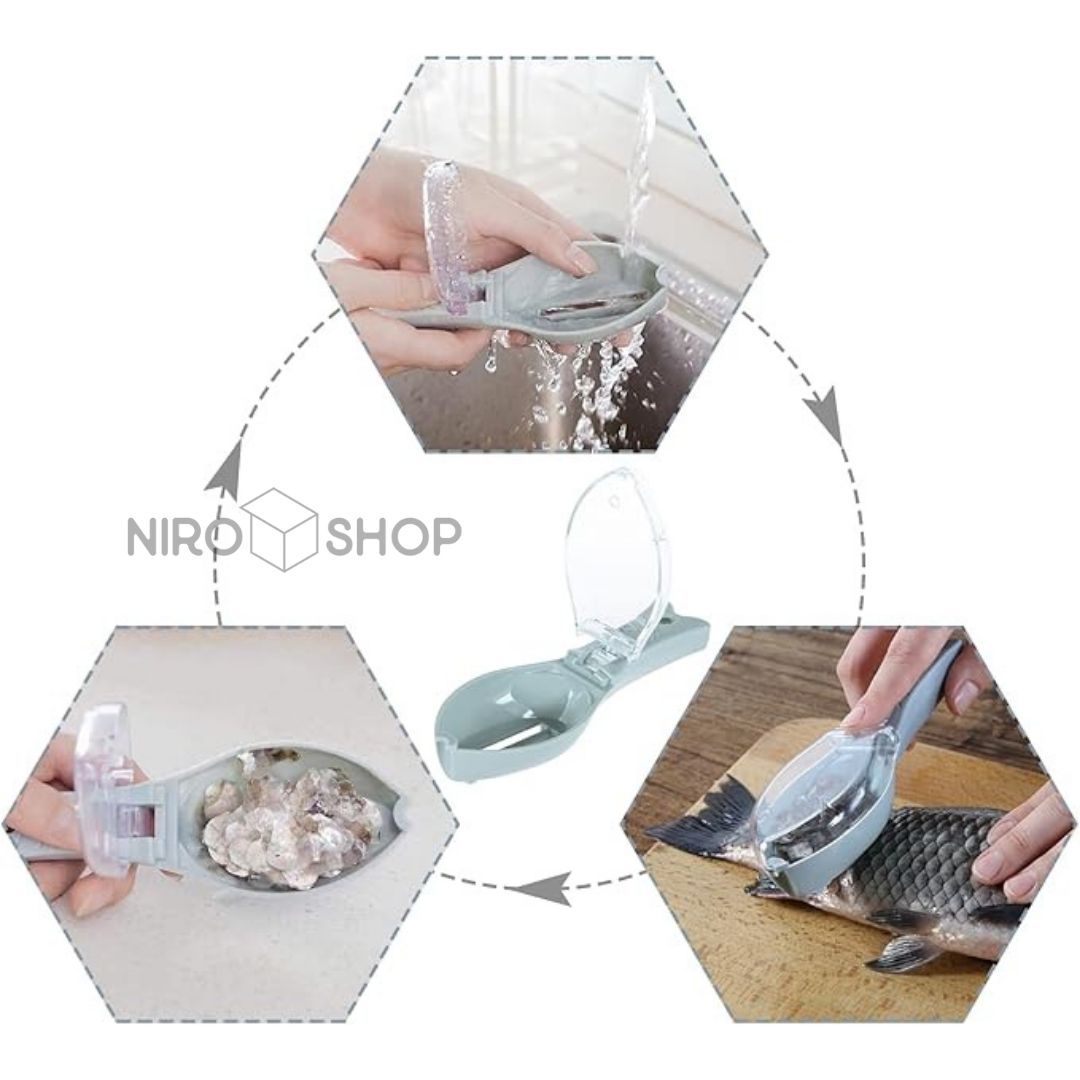 Quita escamas con depósito