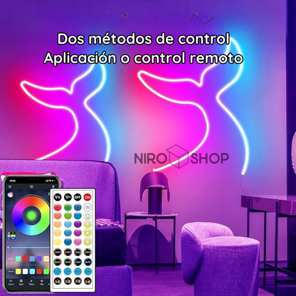 Luz LED neón impermeable 5 metros