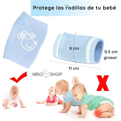 Rodilleras de algodón para bebé | Varios diseños
