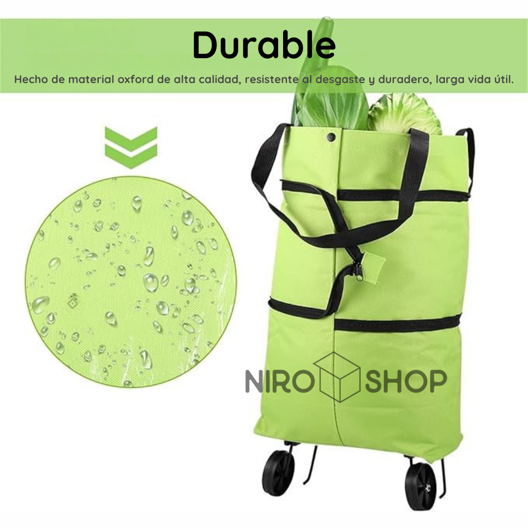 Bolsa plegable con ruedas (Varios colores)