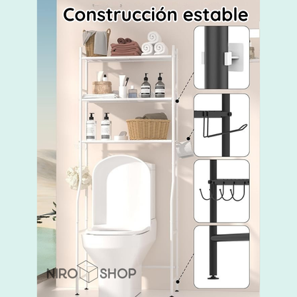 Mueble de baño con 3 niveles