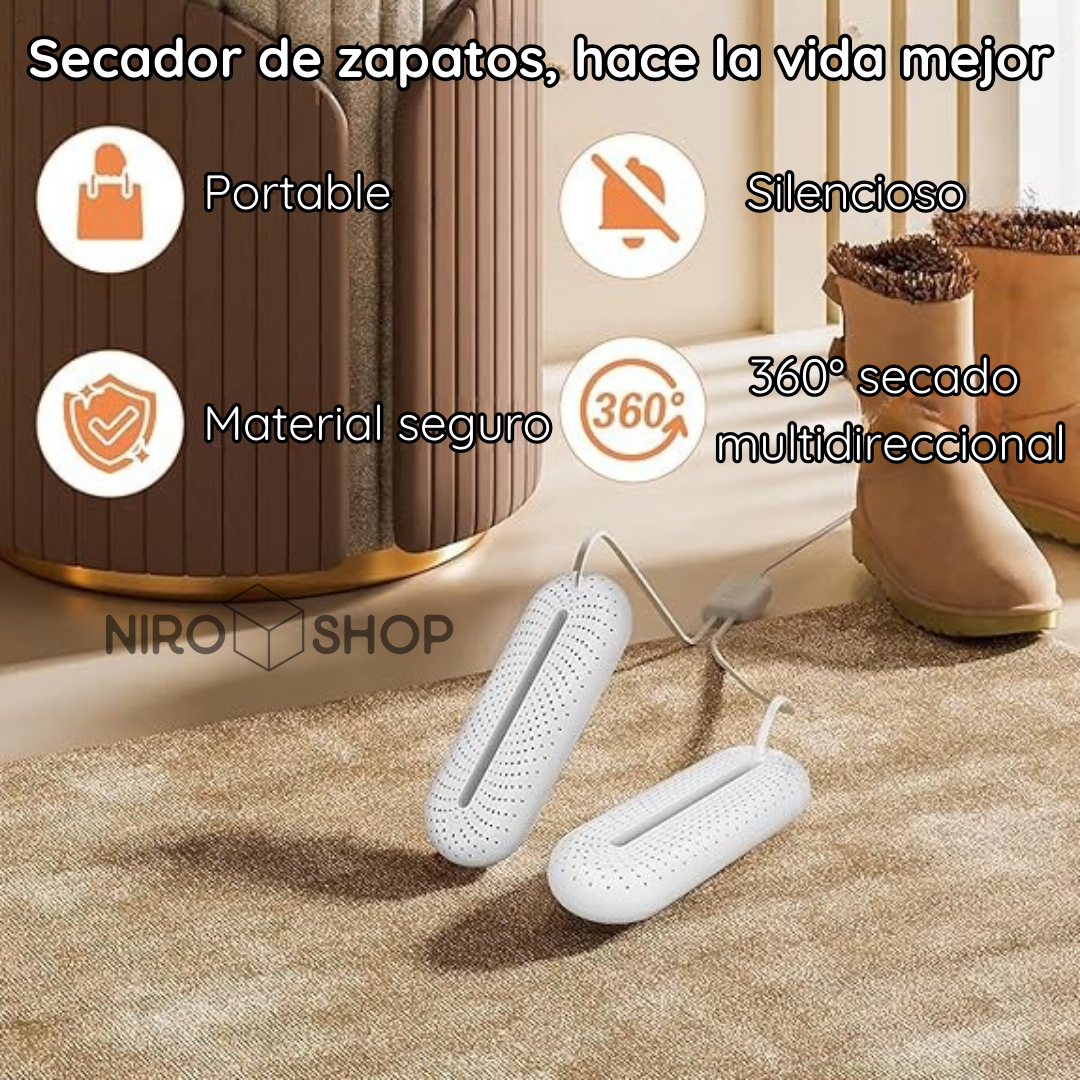 Secador eléctrico zapatos - Elimina olores