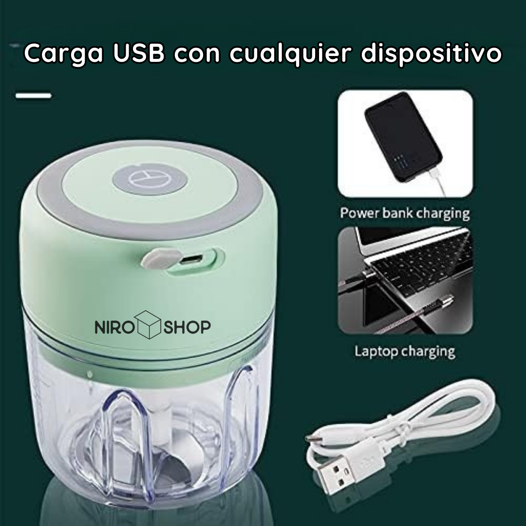 Picatodo portátil recargable