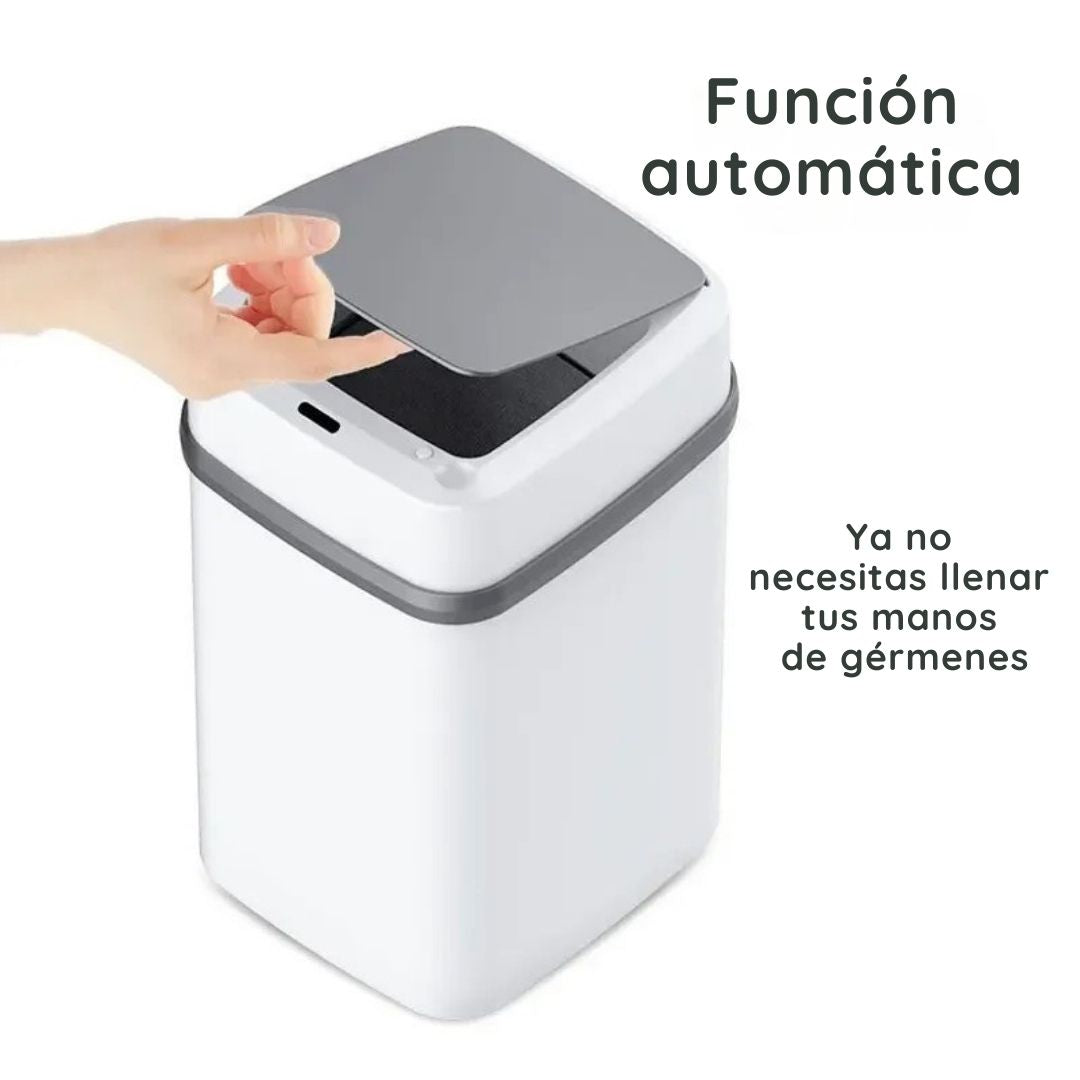 Papelera inteligente elimina olores
