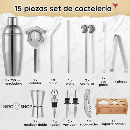 Kit coctelería premium