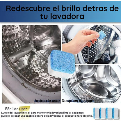Kit x12 pastillas lavadora CleanMax