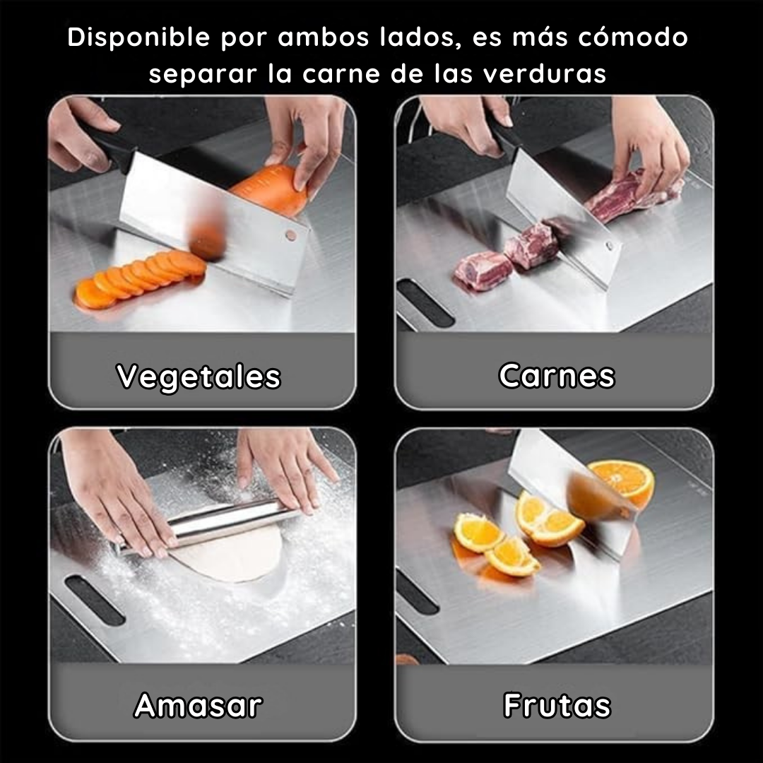 Tabla cortar acero inoxidable