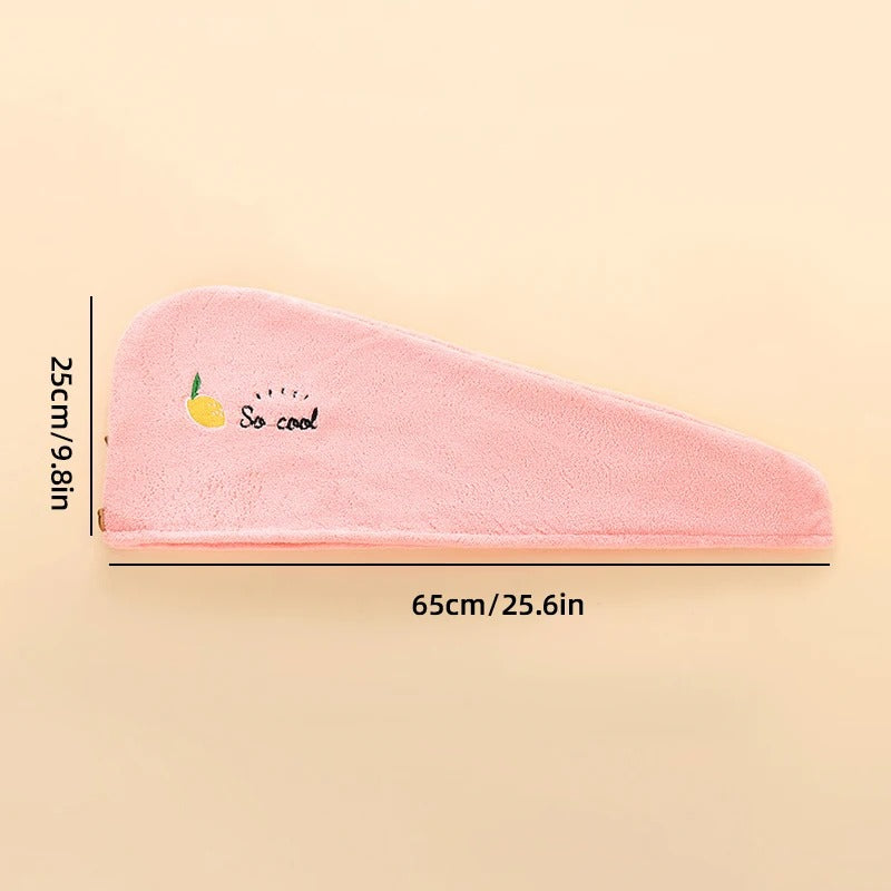 Toalla Microfibra Para Cabello Secado Rápido