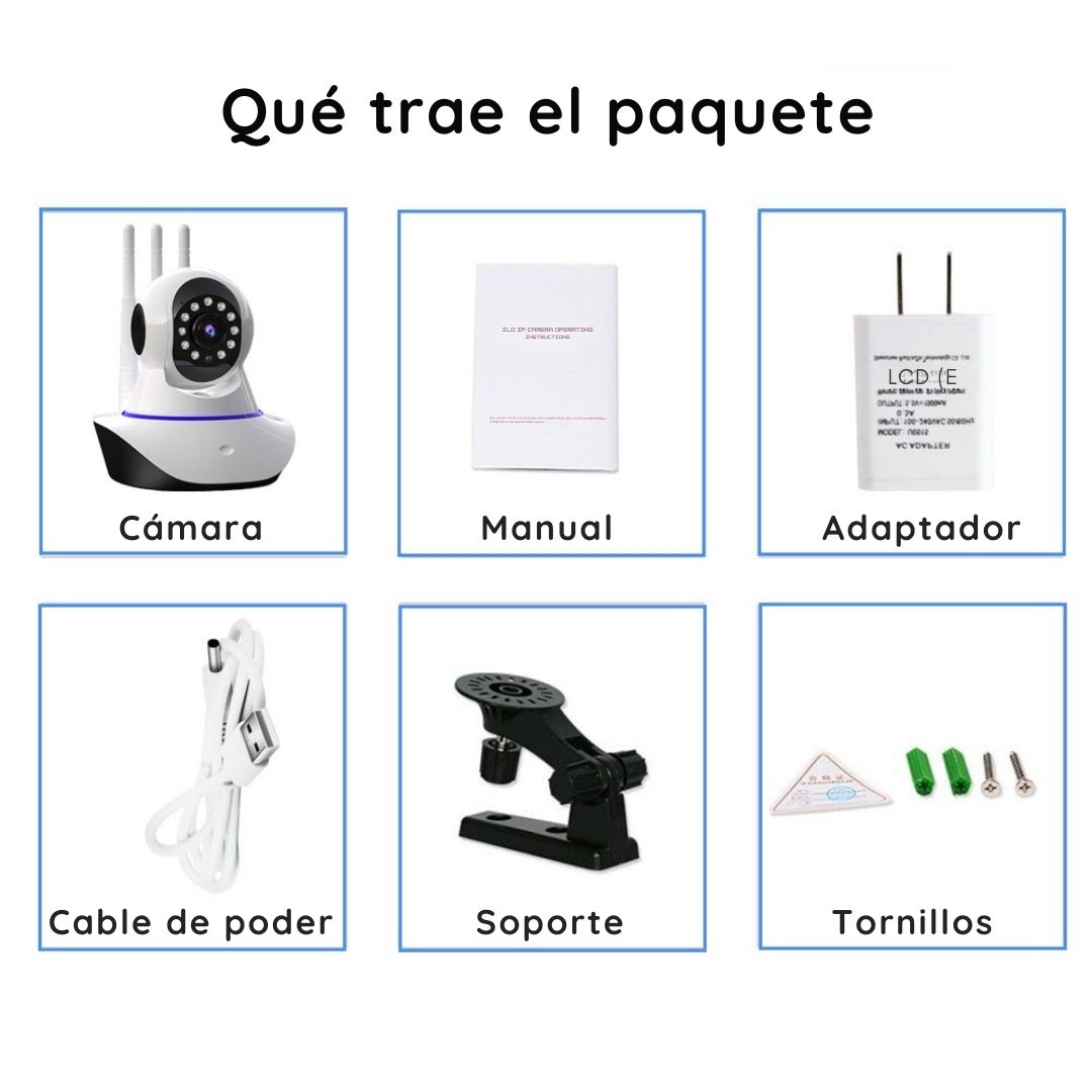 Cámara robótica 3 antenas