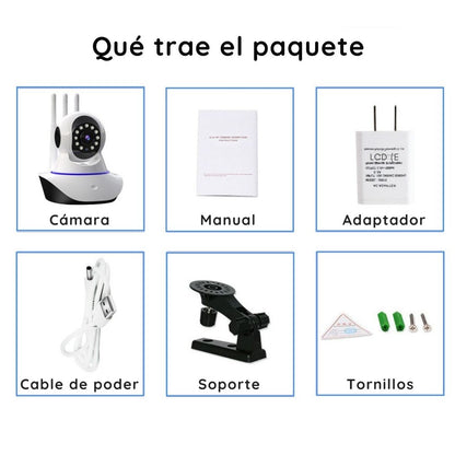 Cámara robótica 3 antenas