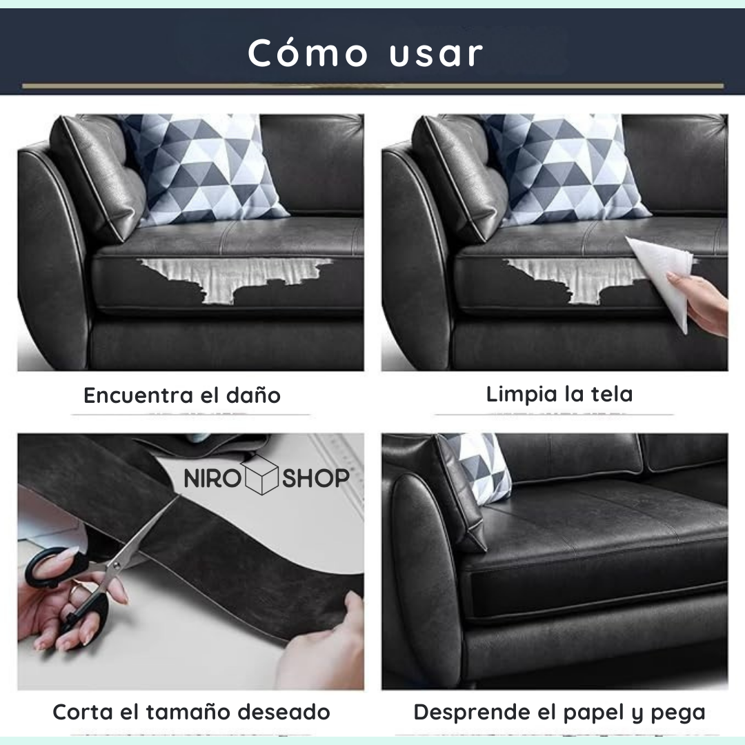 Cuero reparador adhesivo 50 x 150