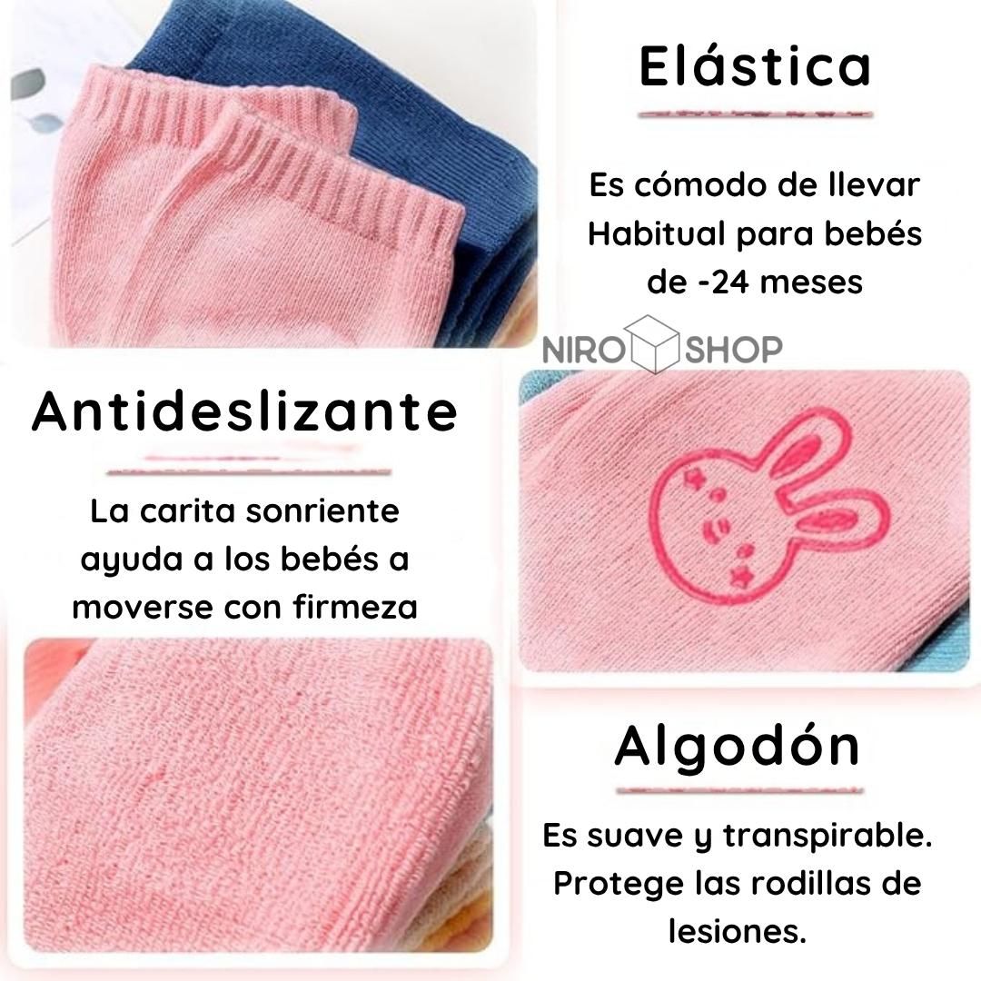 Rodilleras de algodón para bebé | Varios diseños