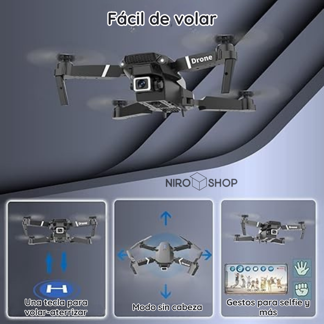 Dron D3 Pro MAX | 2 Cámaras y aplicación