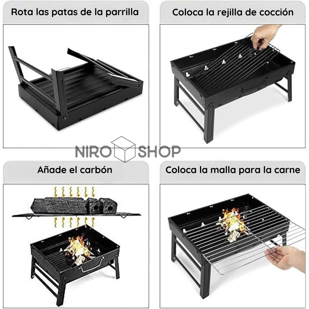 Mini parrilla portátil