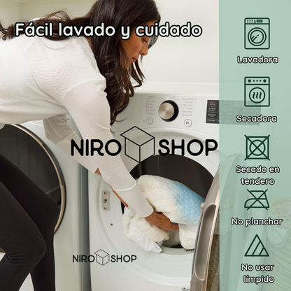 Funda protectora colchón + fundas incluídas