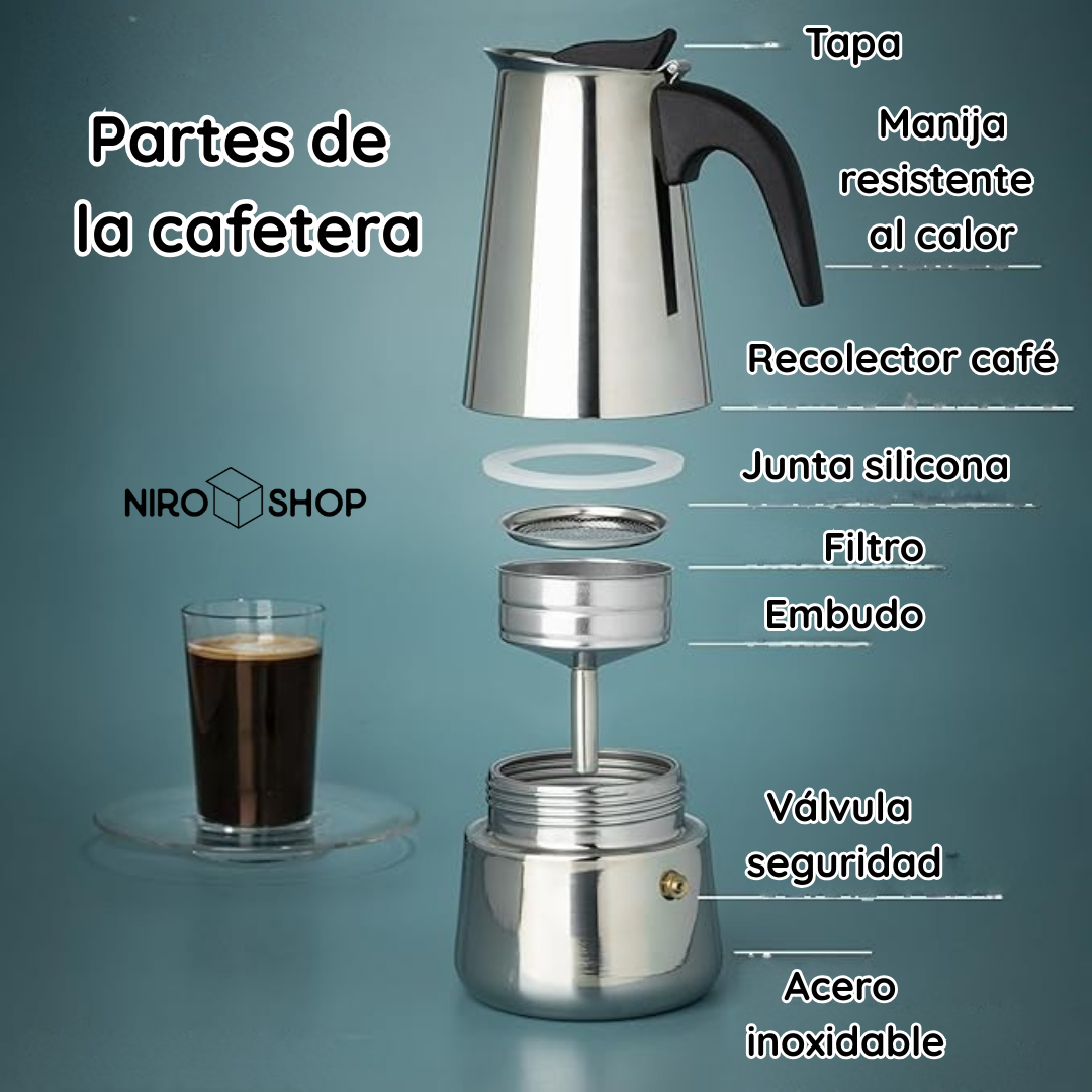 Cafetera Italiana 9 tazas - 450ml