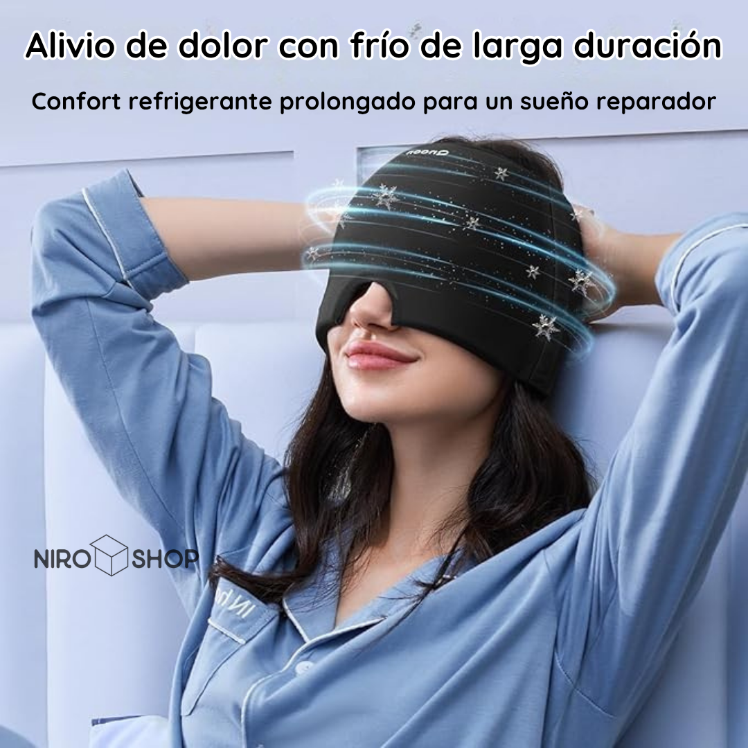 Gorro de gel antimigraña | Terapia en frío o calor