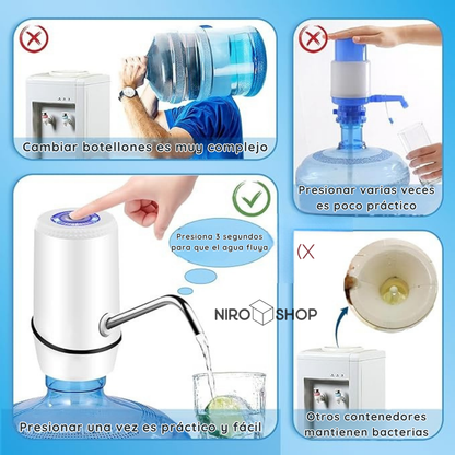 Bomba y dispensador de agua eléctrico