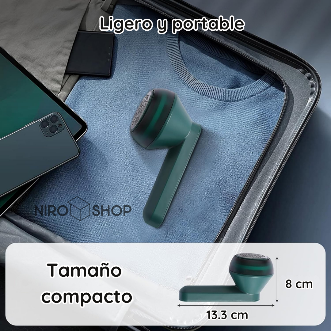 Removedor de motas eléctrico y recargable USB
