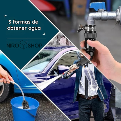 Hidrolavadora inalámbrica | 2 baterías recargables