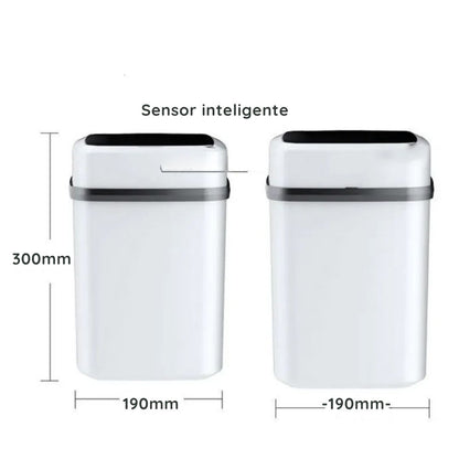 Papelera inteligente elimina olores