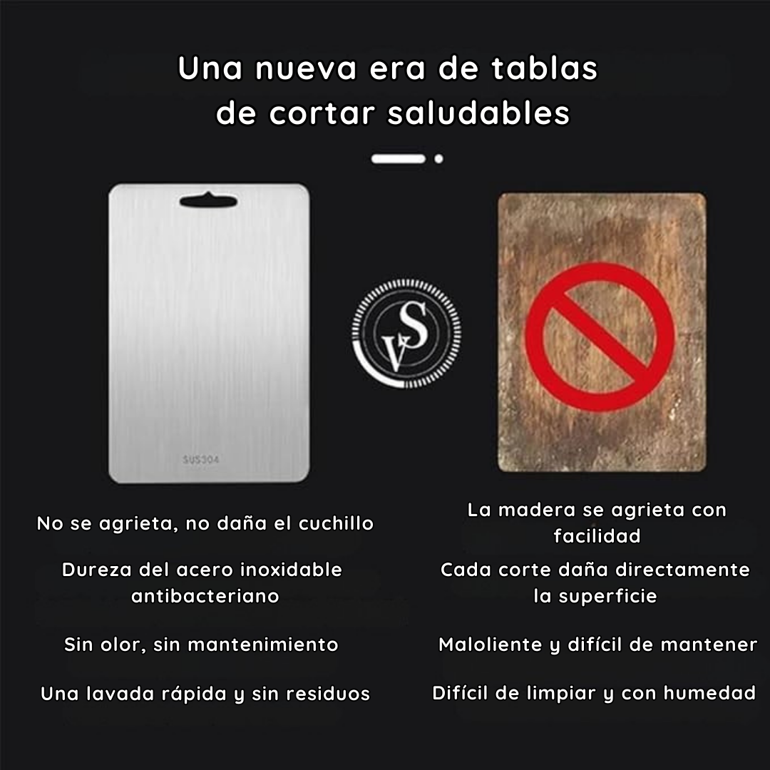 Tabla cortar acero inoxidable