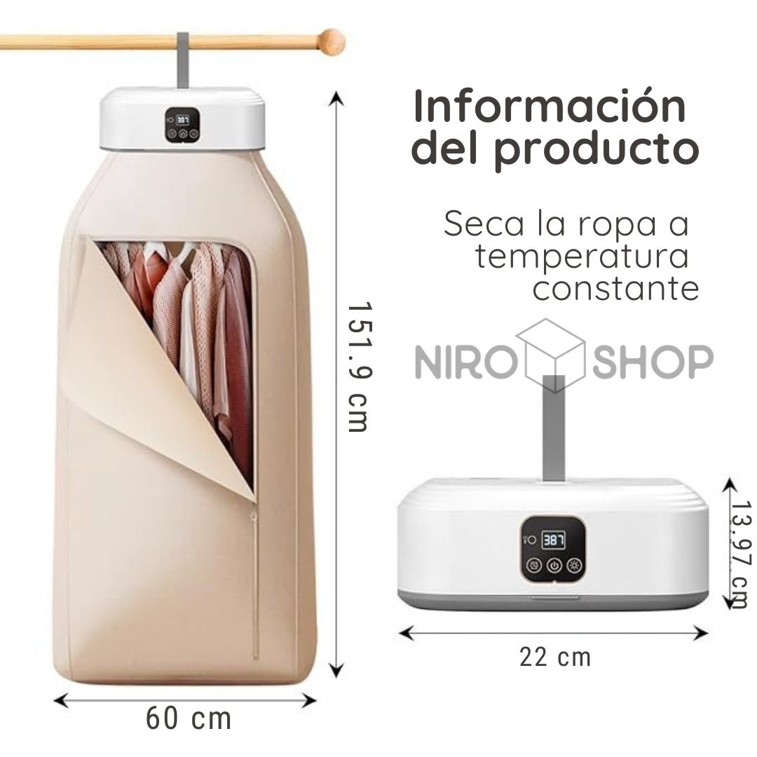 Secadora eléctrica portátil