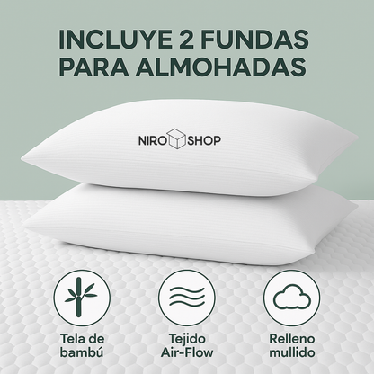 Funda protectora colchón + fundas incluídas