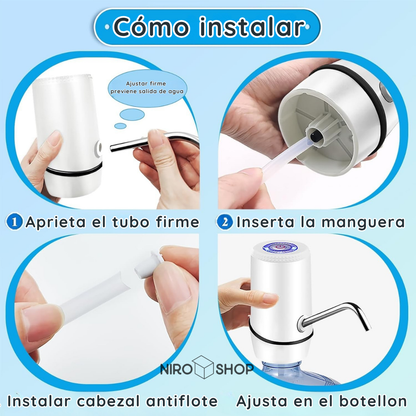 Bomba y dispensador de agua eléctrico