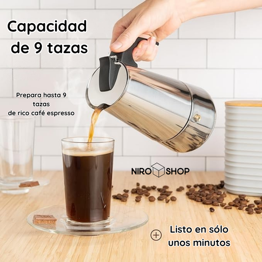 Cafetera Italiana 9 tazas - 450ml