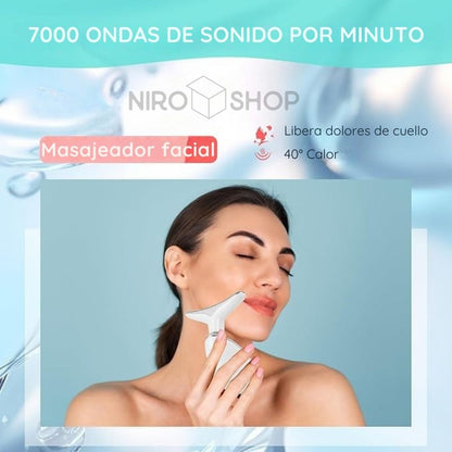 Masajeador facial laser
