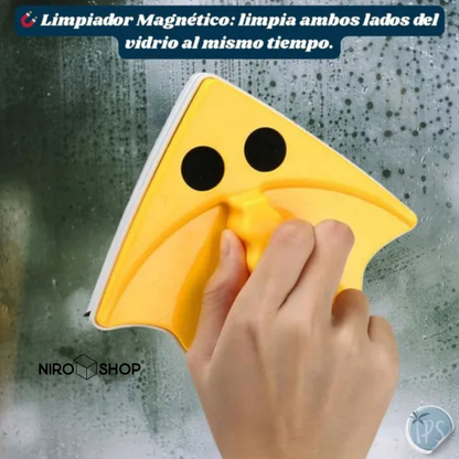Limpia vidrios magnético