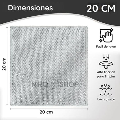 Paño lavaloza x5 unidades