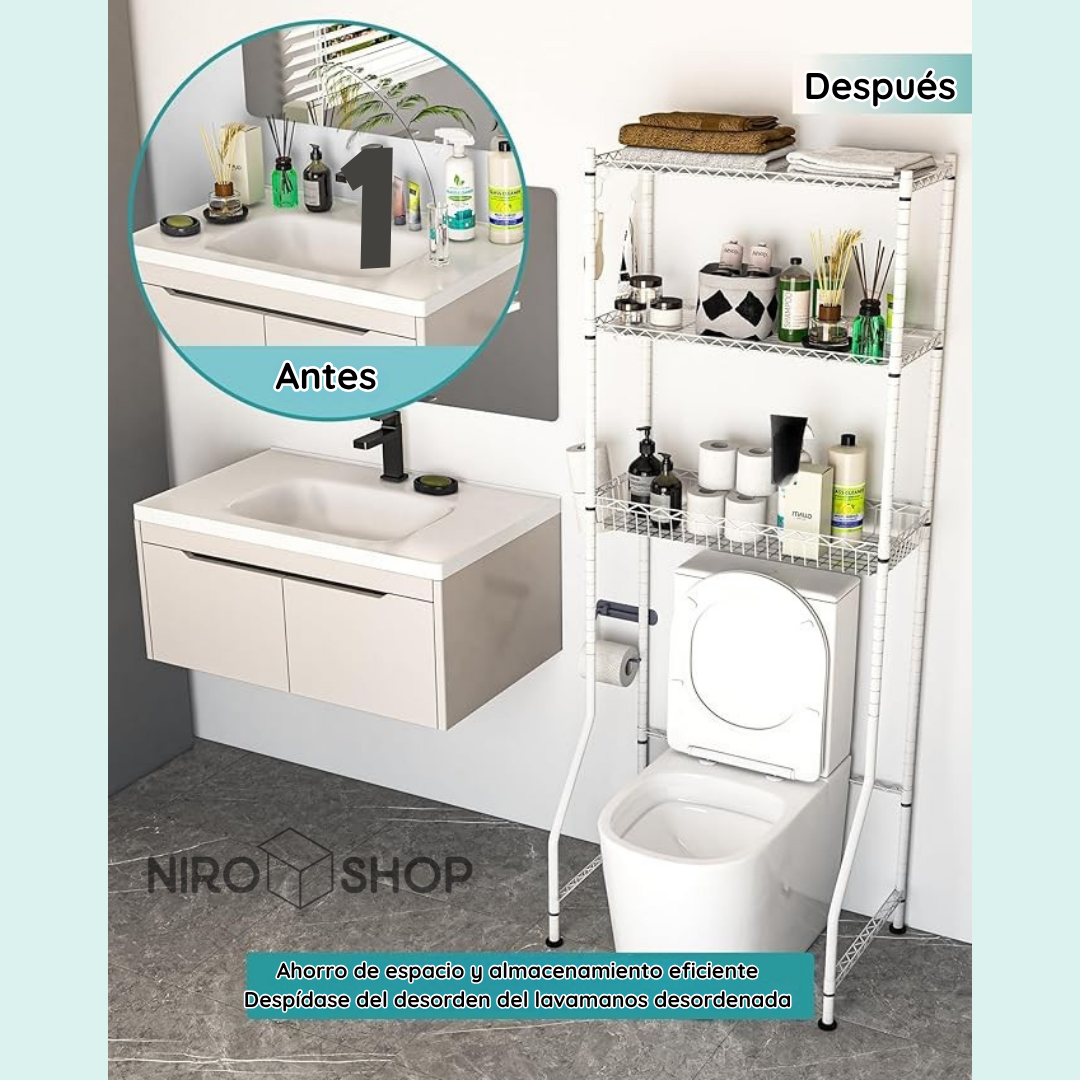 Mueble de baño con 3 niveles