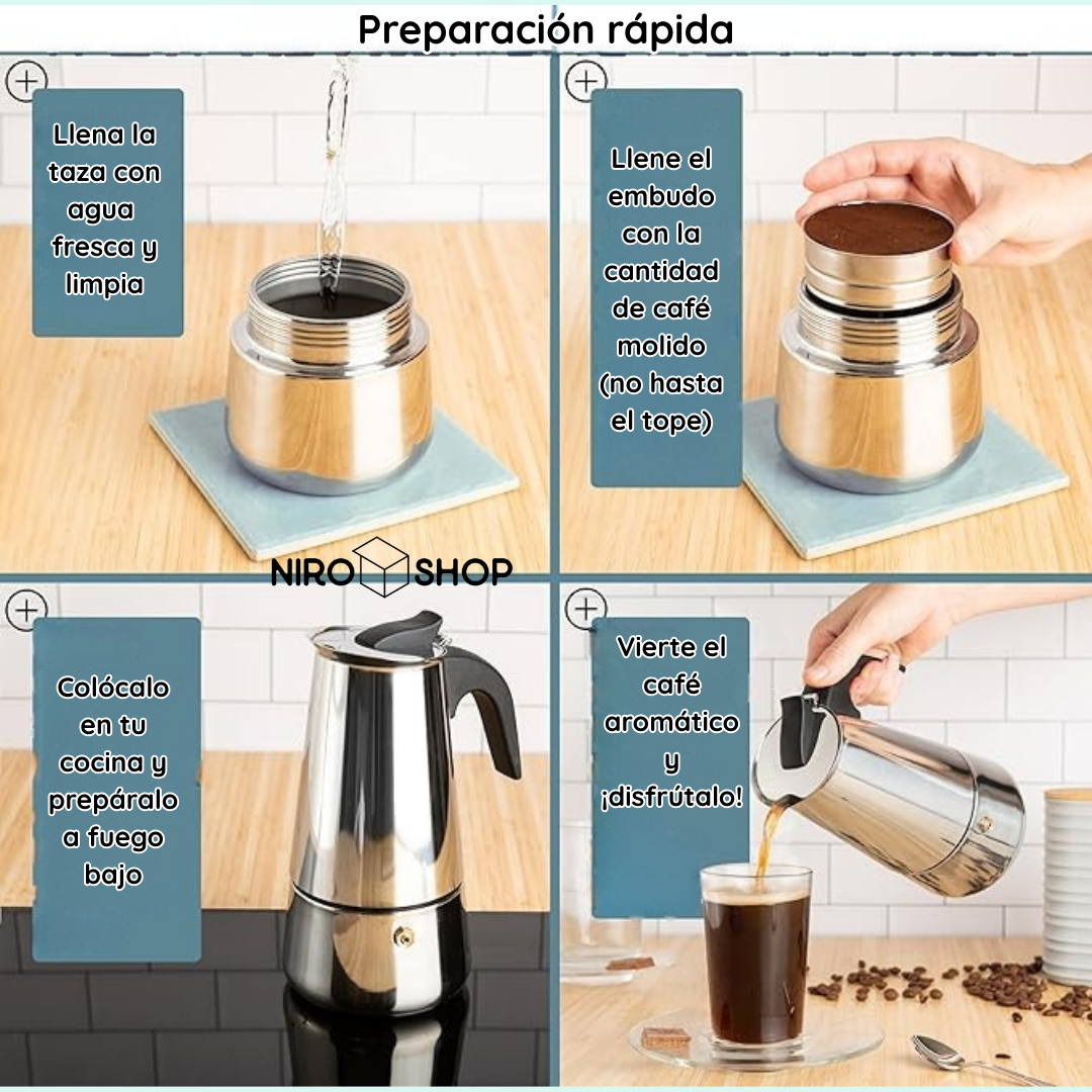 Cafetera Italiana 9 tazas - 450ml